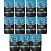 Reflex Plus Sos Içinde Parça Balık Etli Yetişkin Kedi Konservesi 85gr - 11 Adet thumbnail 1