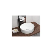 Tezgah Üstü Set Üstü Lavabo 45 Çap Yuvarlak Quarter Bath Round Line thumbnail 2