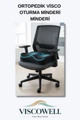 Ortopedik Visco Oturma Minderi Oturma Simidi Minderi Kuyruk Sokumu Koltuk Yastığı thumbnail 3
