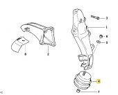 BMW E36 4 SİLİNDİR CORTECO MOTOR TAKOZU 11811141377 thumbnail 2