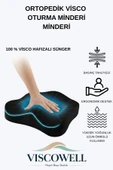 Ortopedik Visco Oturma Minderi Oturma Simidi Minderi Kuyruk Sokumu Koltuk Yastığı thumbnail 5