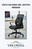 Visco Kelebek Bel Destek Minderi Visco Sırt Minderi Ofis, Ev, Araç Bel Destek Minderi thumbnail 5
