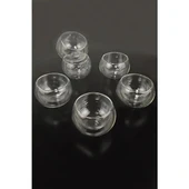 Çift Cidarlı Cam Reçellik 6 Adet thumbnail 2