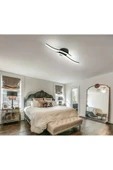 Marsel Lighting MARSEL 2Lİ Model Siyah Led Tavan Işığı Oturma Odası,yatak Odası, Mutfak Ve Ofis Şık Avize thumbnail 4