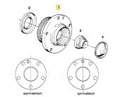 BMW E31 E32 E34 ÖN TEKERLEK PORYASI SİMETRİK 31221139345 thumbnail 2