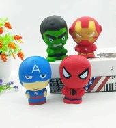 Marvel Hero Kaptan Amerika Squishy, Büyük BOY 10 cm Sukuşi - 3