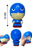 Marvel Hero Kaptan Amerika Squishy, Büyük BOY 10 cm Sukuşi - 1