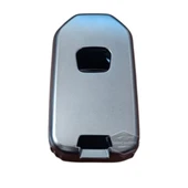 Honda Civic FC5 Accord CR-V HR-V City Sustalı Anahtar Uyumlu Silikon Anahtar Kılıfı Oto Anahtar Kabı Darbe Emici Anahtarlık Koyu Titan Gri thumbnail 5