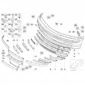 BMW E46 ÖN TAMPON SAĞ BAĞLANTI BRAKETİ OEM NO 51118195296 thumbnail 3
