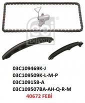 EKSANTRİK ZİNCİR SETİ VW 1.4 TSİ 1.6 FSİ YARIM SET FEBİ 03C198229A - 2
