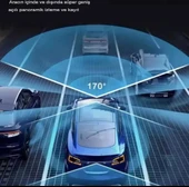 SChitec Trafik Kaydedici Dikiz Aynası | Üç Kameralı 170° Geniş Açı Full HD 1080P Araç İçi Kamera C309 thumbnail 7