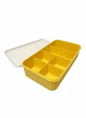 6 Bölmeli Plastik Dikdörtgen Saklama Kabı thumbnail 3