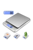 Dijital Hassas Terazi 0,1 Gr Hassasiyetli 3000 Gr Kapasiteli Mutfak Terazisi thumbnail 3
