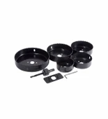 8 Parça Panç Seti Ağaç Kesme Testere Matkap Ucu Takımı Alçıpan Tavan Kesme thumbnail 2