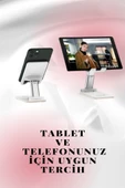 Qpen EH101 Katlanabilir Masaüstü Telefon Tablet Tutucu thumbnail 5