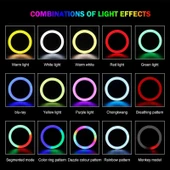 Fuchsia RGB MJ-33 Işıklı Telefon Tutucu Ring Light thumbnail 5