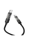 Hoco U116 1.2M 60W Type-C to Type-C Şarj Data Kablosu thumbnail 6