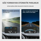 DailyTech G10 Otomatik Hud Ekran Araba Projektör Alarmı Hız Göstergesi thumbnail 5