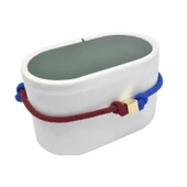 Trabzonspor (Bordo-Mavi) İpli Altın Küp Taraftar Bileklik 14 Ayar thumbnail 3