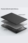 Macbook Air M2/M3 13.6 inç Uyumlu Standlı İnce Lüks Deri Koruyucu Kılıf thumbnail 4