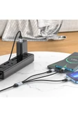X102 Fresh 1M 2.4A 3in1 USB to Type-C / Lightning ve Micro Çıkışlı Hızlı Şarj Data Kablosu thumbnail 7