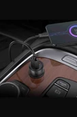 Hoco Z52 PD 38W Type-C ve USB Çıkışlı Araç Şarjı thumbnail 2