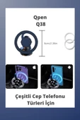 Qpen Q38 Ayarlanabilir Yapışkanlı Manyetik Magsafe Araç Tutucu thumbnail 6