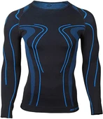 Hi-tec Termal İçlik Üst Siyah Mavi - Hi Tec Outdoor İçlik Termal İç Giyim thumbnail 1