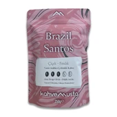 kahvemusta Brezilya Kahvesi - Brazil Santos Çekirdek Kahve (250g) thumbnail 4