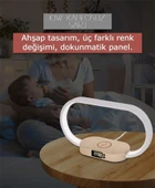 DailyTech Çok Fonksiyonlu Kablosuz Hızlı Şarj İstasyonu Standı Led Masa Gece Lambası thumbnail 9
