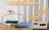 DailyTech Çok Fonksiyonlu Kablosuz Hızlı Şarj İstasyonu Standı Led Masa Gece Lambası thumbnail 2