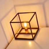 RİOLİGHT MODERN KÜP METAL ABAJUR 25CM X 25CM thumbnail 3