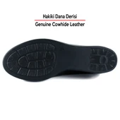 Erkan Saçmacı Mabel Siyah Hakiki Dana Derisi Yuvarlak Burun Dolgu Topuklu Günlük Ayakkabı thumbnail 8