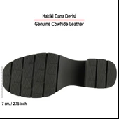 Erkan Saçmacı  Kahverengi Hakiki Dana Derisi Lastikli Saç Örgü Detaylı Kalın Topuklu Günlük Loafer Ayakkabı thumbnail 4