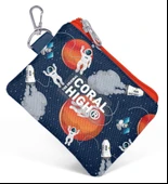 Coral High Lacivert Mavi Astronot Bozuk Para Cüzdanı - Erkek Çocuk thumbnail 1