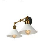 RİOLİGHT RETRO İKİLİ METAL APLİK ŞAPKA ÇAPI: 22CM thumbnail 2