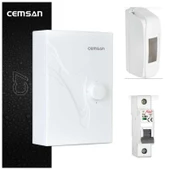 Cemsan c7 güneş enerji sistemine uyumlu sigorta ve kutusu dahil elektrikli şofben thumbnail 1