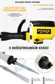 POWER BLACK Ağır Hizmet Kırıcı 16 Kg 68 Joule Çantalı Sivri Yassı Keski Hediyeli Sjs Metal Şanzıman Tam Prof thumbnail 2