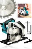 POWER BLACK Elektrikli Sunta Kesme Makinası Profesyonel Daire Testere Mavi thumbnail 1