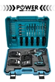 POWER BLACK 800 Nm Bijon Sökme 2 Bataryalı 24 Parçalı thumbnail 2