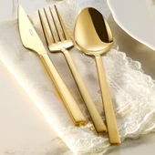 Fecra Doğa 36 Parça Gold Çatal Kaşık Bıçak Takımı thumbnail 3