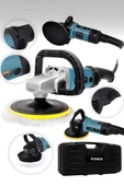 POWER BLACK Devir Ayarlı 1230w 230v Zımpara Pasta Cila Makinesi Mavi Renk thumbnail 2