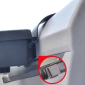 SChitec Cup Holder Oto Araç İçi Bardaklık Çok Amaçlı Organizer Telefon Tutucu Saklama Kutusu (Siyah) thumbnail 5