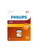 Philips Ultra Pro 128 GB Class 10 Uhs-I U3 V30 4K Uyumlu Sdxc Hafıza Kartı thumbnail 1