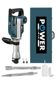POWER BLACK 16 Kg Kırıcı Darbeli Hilti 2 Adet Sivri Ve Yassı Uç Hediyeli thumbnail 1