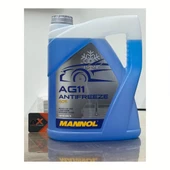 2025 Üretimli Mannol Yüksek Performanslı Donmayan Formül Hazır Kullanım Mavi Antifriz 5L -40 +125°c thumbnail 1