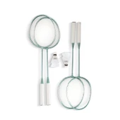 Zerogym Badminton File Raket Top Seti 4 Raket, 4 Top,Çanta Platformlu File thumbnail 1