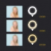 Fuchsia F-537 30 Cm Işıklı Telefon Tutucu Ring Light thumbnail 9