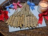 Pratikbox Kraft 300gr Kağıt etiket/Bu senin için / etiketi 2,5x7cm/Jüt ipli / 30adet thumbnail 1