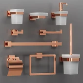 Line Bathroom 125807 PRİME DİŞ FIRÇALIK BUZLU CAM ROSE ROSE thumbnail 2